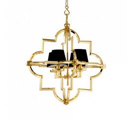 Подвесная люстра Delight Collection Mandeville KM0728P-4M gold/black