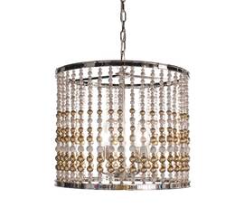 Подвесная люстра Delight Collection Wood Light KW0783P-4 silver