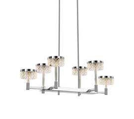 Подвесная люстра Delight Collection MD21020075 MD21020075-6B chrome