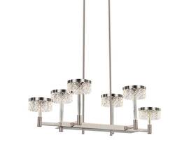 Подвесная люстра Delight Collection MD21020075 MD21020075-6B satin nickel