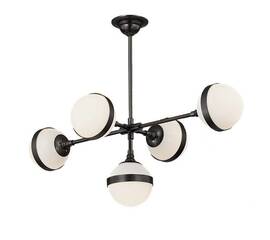 Люстра на штанге Delight Collection Peggy 9252P/5L black