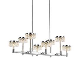 Подвесная люстра Delight Collection MD21020075 MD21020075-8B chrome