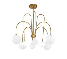 Люстра на штанге Delight Collection KG1213P-8 brass