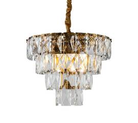 Подвесная люстра Delight Collection Amazone KG1113P-7 brass/clear
