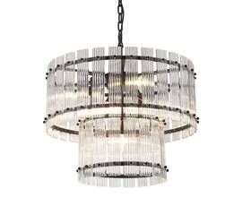 Подвесная люстра Delight Collection Ruby KG1112P-7 black/clear