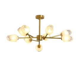 Люстра на штанге Delight Collection KM1245P-9 brass