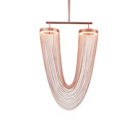 Люстра на штанге Delight Collection Otero 8608P copper