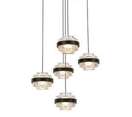 Подвесной светильник Delight Collection MD22030002 MD22030002-5A black/clear