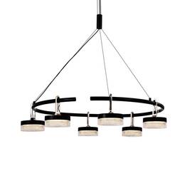 Подвесная люстра Delight Collection P0855-6C black