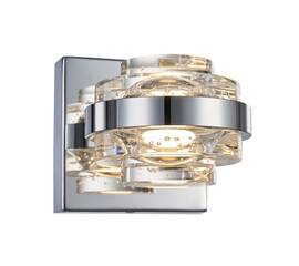 Бра Delight Collection MD22030002 MB22030002-1A chrome/clear