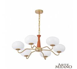 Подвесная люстра Arte Milano Napoli 310166/D780/6 BS/WD
