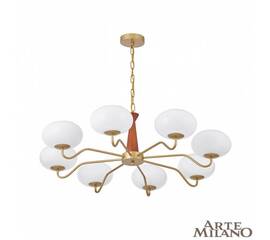 Подвесная люстра Arte Milano Napoli 310166/D900/8 BS/WD