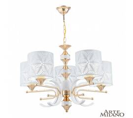 Подвесная люстра Arte Milano Florentia-2097 302097/5 Wh/Gd