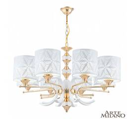 Подвесная люстра Arte Milano Florentia-2097 302097/8 Wh/Gd