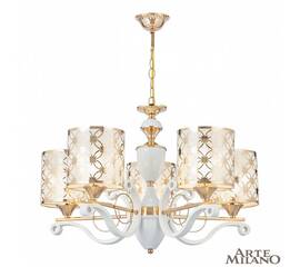 Подвесная люстра Arte Milano Florentia-3097 303097/5 Wh/Gd
