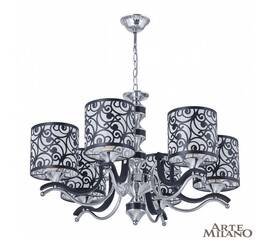 Подвесная люстра Arte Milano Florentia-4957 304957/6 Bk/Ni