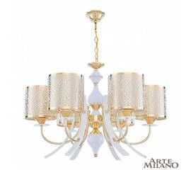 Подвесная люстра Arte Milano Florentia-6067 306067/6 Wh/Gd
