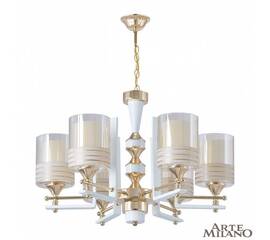 Подвесная люстра Arte Milano Florentia-6087 306087/6 Wh/Gd