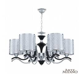 Подвесная люстра Arte Milano Florentia-6787 306787/6 Bk/Ni