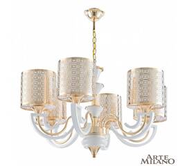 Подвесная люстра Arte Milano Florentia-8857 308857/6 Wh/Gd