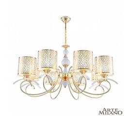 Подвесная люстра Arte Milano Florentia-9787 309787/8 Wh/Gd