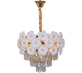 Подвесная люстра Illumico IL8139-5РLY-39 GD WT