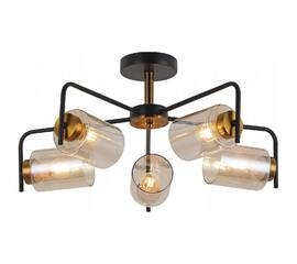 Люстра на штанге Illumico IL8248-5COU-79 BK GD