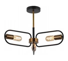 Люстра на штанге Illumico IL8253-3COU-79 BK GD
