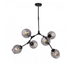 Люстра на штанге DeLight Collection Bubble 7058/6 black/smoky