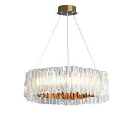 Подвесная люстра DeLight Collection Accordeon 10310P-780 white/gold