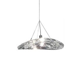 Подвесной светильник DeLight Collection Manta 2049P/D300 silver/clear