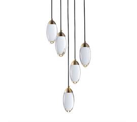 Каскадная люстра DeLight Collection Celestial MT8848-5H brass