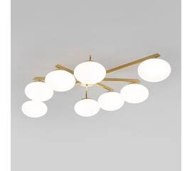 Потолочная люстра Eurosvet Opaline 70220/8 латунь Smart a065768