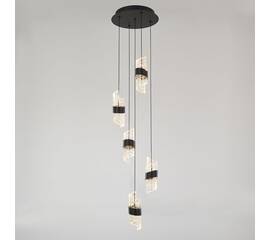 Каскадная люстра DeLight Collection MD23001022-5A matt black