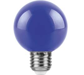 Лампа светодиодная Feron E27 3W синяя LB-37125906