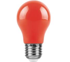 Лампа светодиодная Feron E27 3W красная LB-375 25924