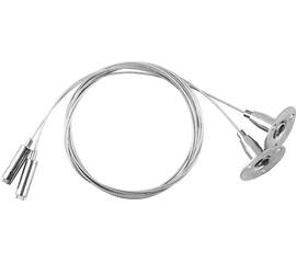 Соединитель для трековых светильников (комплект подвесов для шинопровода, 2шт) Feron CAB1002 10326