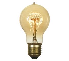 Лампа накаливания Lussole LOFT E27 60W 2700K груша прозрачная GF-E-719