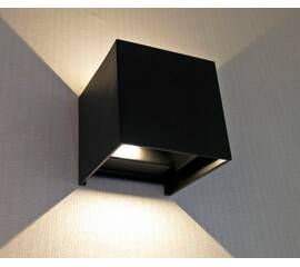 Уличный настенный светодиодный светильник Kink Light Куб 08585,19(4000K)