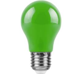 Лампа светодиодная Feron E27 3W зеленая LB-375 25922