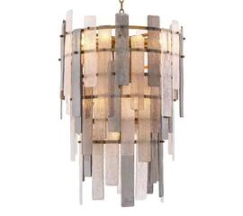 Подвесная люстра DeLight Collection Greyson KG1581P-10 brass