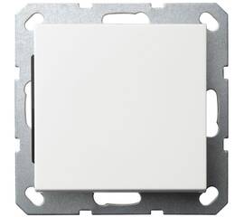 Звонковый механизм Jasmart в комплекте с накладкой 10A 250V белый глянцевый G3010W