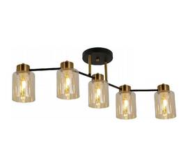 Потолочная люстра Illumico IL6111-5COU-79 BK GD Qui