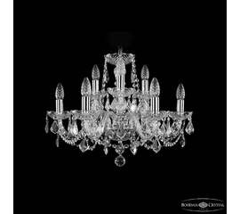 Подвесная люстра Bohemia Ivele Crystal 1402/6+3/195 Ni Leafs