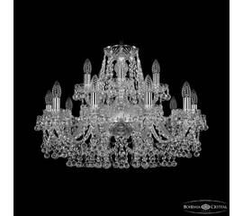 Подвесная люстра Bohemia Ivele Crystal 1409/10+5/240 Ni