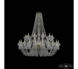 Подвесная люстра Bohemia Ivele Crystal 1409/24+12/530/h-160 G