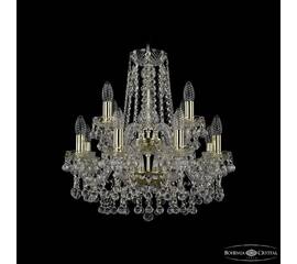 Подвесная люстра Bohemia Ivele Crystal 1409/8+4/160/2d G