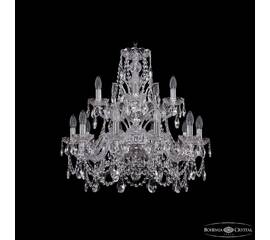 Подвесная люстра Bohemia Ivele Crystal 1411/10+5/240/2d Ni