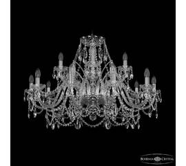 Подвесная люстра Bohemia Ivele Crystal 1411/10+5/360 Ni