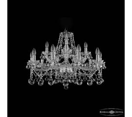 Подвесная люстра Bohemia Ivele Crystal 1413/10+5/300 Ni Balls